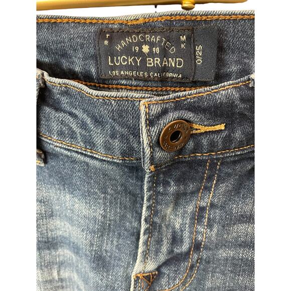 LUCKY BRAND Boyfriend Jeans (Sz 0/25) + XS Mustard Sweatshirt – Fall Casual Duo - Picture 8 of 11